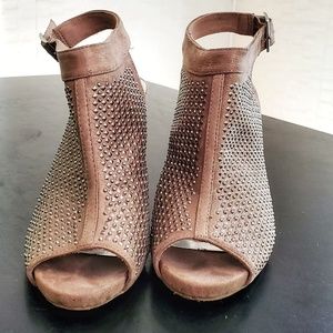 Jennifer Lopez Sasha Blush Heels Rhinestones